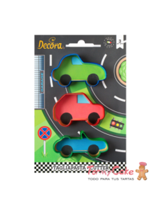 Kit Cortador Brum Brum 3ud Decora