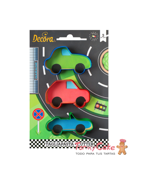 Kit Cortador Brum Brum 3ud Decora