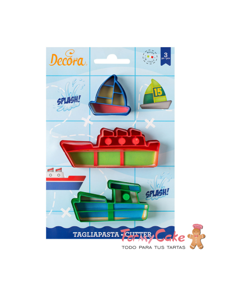 Kit Cortador Juego Batalla Naval 3ud Decora