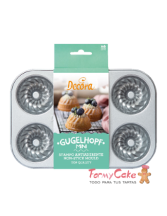 Molde Antiadherente 6 Kugelhopf Decora