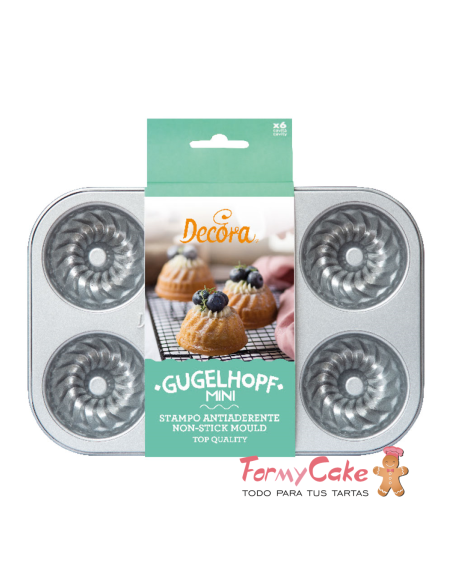 Molde Antiadherente 6 Kugelhopf Decora