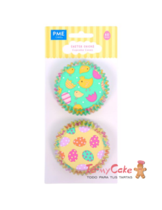Cápsulas Aluminio Pollitos Pascua 60ud PME
