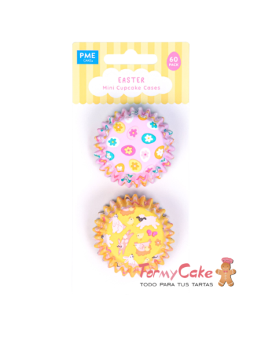 Minicápsulas Aluminio Pascua 60ud PME