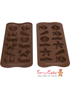 Molde Silicona Bombones Friture Silikomart