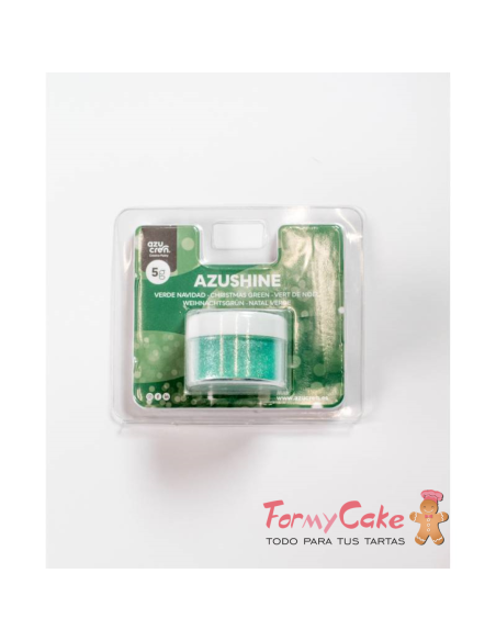 Purpurina Comestible En Polvo Verde 5gr Azushine