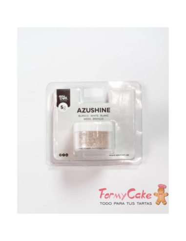 Purpurina Comestible En Polvo Blanca 5gr Azushine