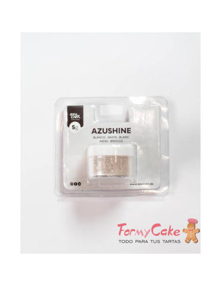 Purpurina Comestible En Polvo Blanca 5gr Azushine