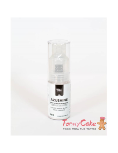 Spray Purpurina Comestible En Polvo Blanco 10gr Azushine