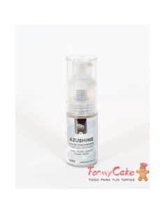 Spray Purpurina Comestible En Polvo Plata 10gr Azushine