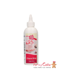 Choco Drip Rosa Claro 180gr. Funcakes