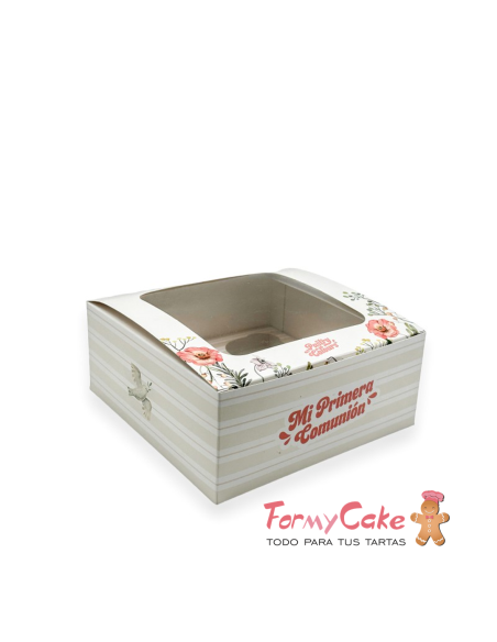 Caja 4 Cupcakes Comunión Niña Pastry Colours