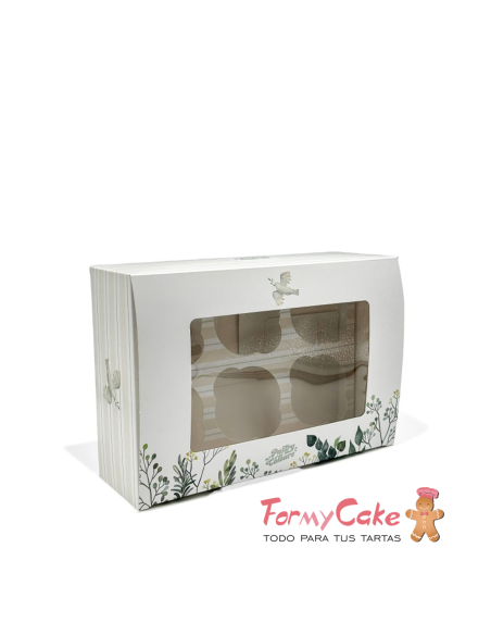 Caja 6 Cupcakes Comunión Niño Pastry Colours