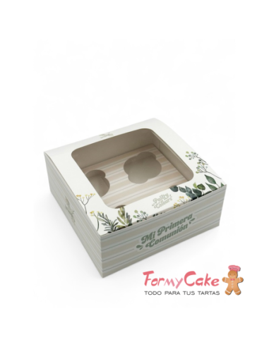 Caja 4 Cupcakes Comunión Niño Pastry Colours