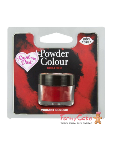 Colorante en Polvo Chili Red 2gr Rainbow Dust
