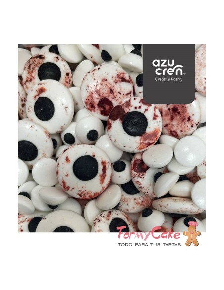 Ojos Ensangrentados Comestibles 80gr Azucren