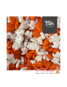 Calabazas y Fantasmas Comestibles 90g Azucren