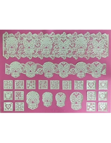 Tapete De Encaje Día De Los Muertos Cake Lace