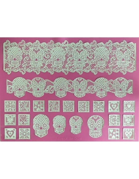 Tapete De Encaje Día De Los Muertos Cake Lace