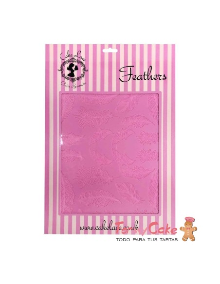 Tapete De Encaje Plumas Cake Lace