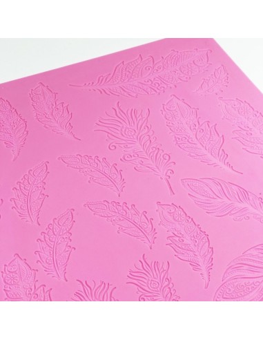 Tapete De Encaje Plumas Cake Lace