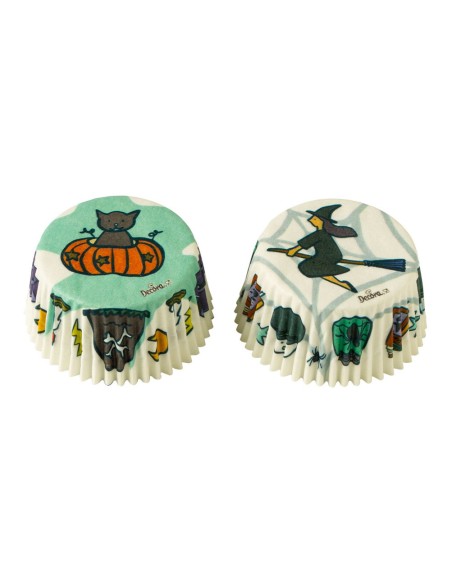 Cápsulas Cupcakes Bruja 36uds Decora