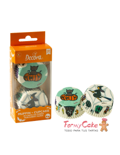 Cápsulas Cupcakes Bruja 36uds Decora