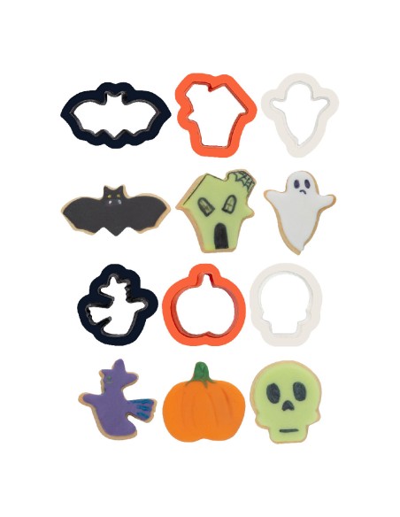 Kit Cortadores Mini Halloween 6ud. Decora