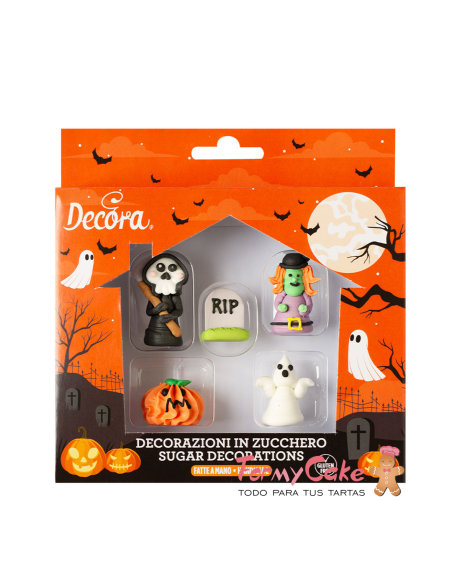 Decoración de Azúcar Halloween 3D 5ud Decora