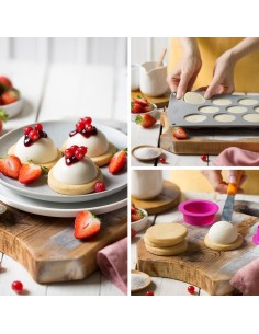 Molde De Silicona Semiesfera 11uds 50x25H MM Decora 2