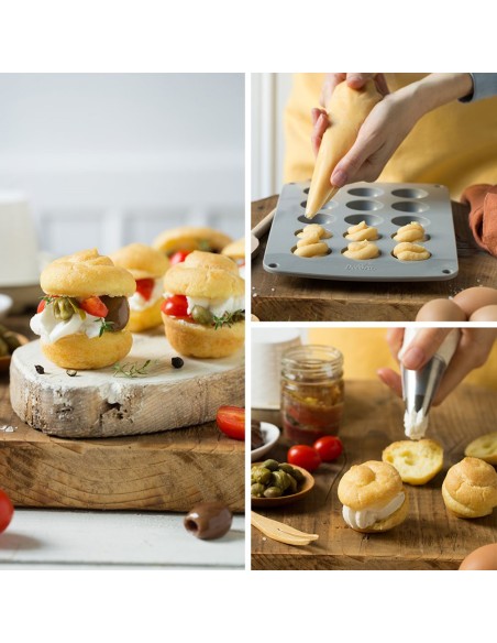 Molde De Silicona Semiesfera 15uds 40x20H MM Decora