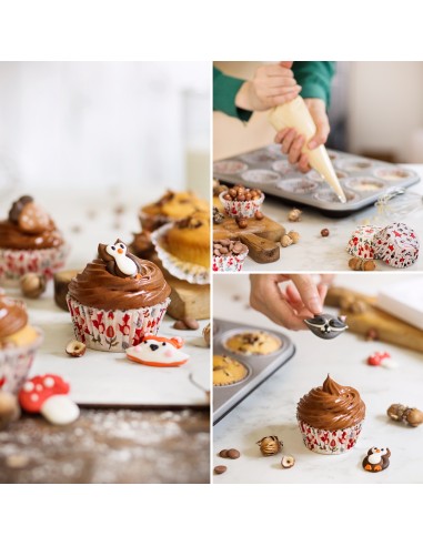 Animales del Bosque de Azúcar 6ud Decora