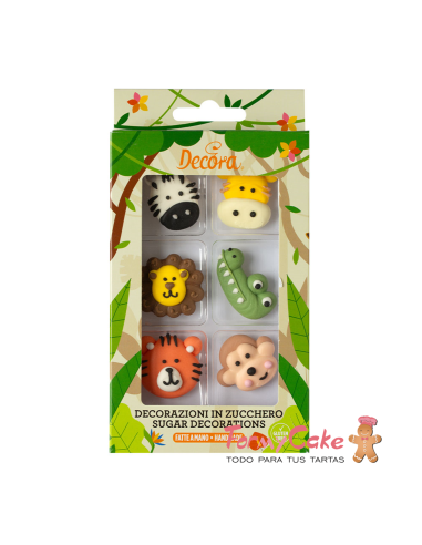 Animalitos de Azúcar 6ud Decora