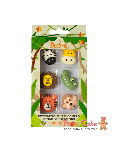 Animalitos de Azúcar 6ud Decora