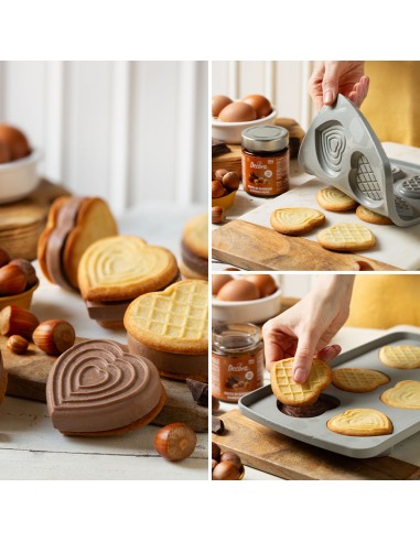 Molde De Silicona Corazón Duo Set 2  Decora