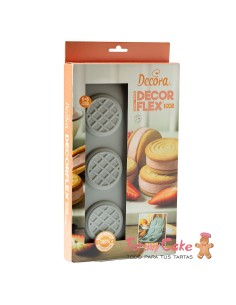 Molde De Silicona Redondo Duo Set 2  Decora