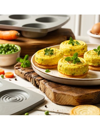 Molde De Silicona Redondo Duo Set 2  Decora