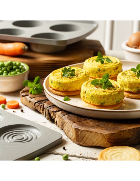 Molde De Silicona Redondo Duo Set 2  Decora