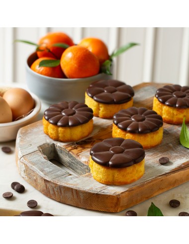 Molde De Silicona Flor Duo Set 2  Decora