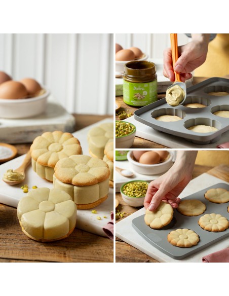 Molde De Silicona Flor Duo Set 2  Decora