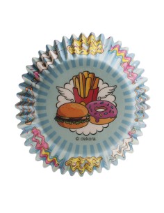 25 CÁPSULAS CUPCAKE FAST FOOD 2