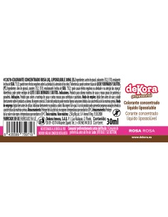 Colorante Líquido Rosa Liposoluble 30ml Dekora 2
