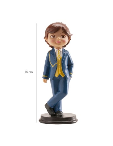 Figura  Comunión Niño Marinero 16cm Dekora