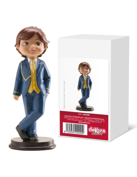 Figura  Comunión Niño Marinero 16cm Dekora