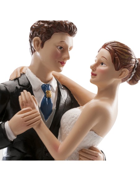 Figura para Tarta Boda "Bailando" 20cm Dekora