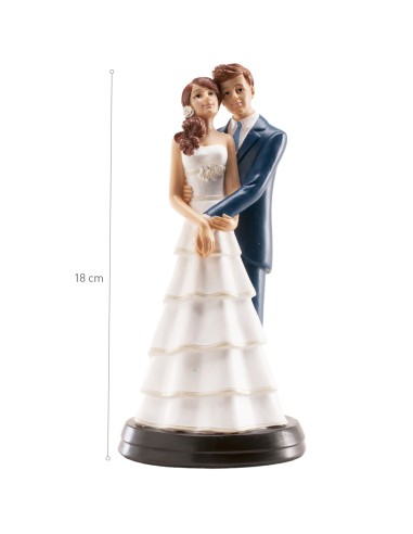 Figura para Tarta Boda "Laura y Álvaro" 18cm...