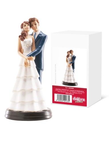 Figura para Tarta Boda "Laura y Álvaro" 18cm...