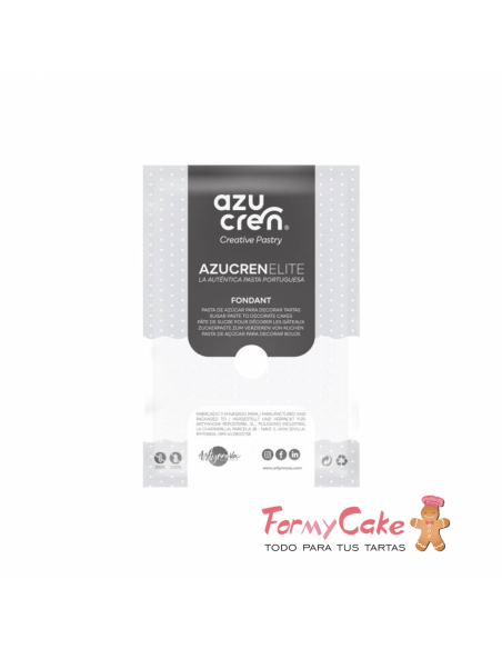 Fondant  Blanco 250GR (Con Gluten) Azucren Elite