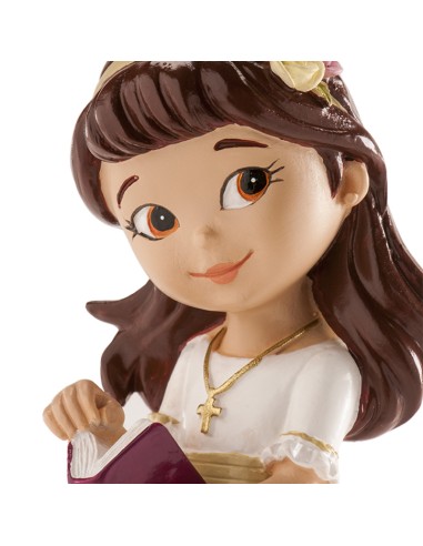 Figura para Tarta Comunión Niña con Diadema Dekora