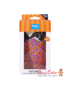 Cápsulas Muffins Fiesta de Calabazas 24uds PME