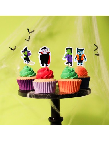 Toppers De Halloween Para Cupcakes 24uds PME